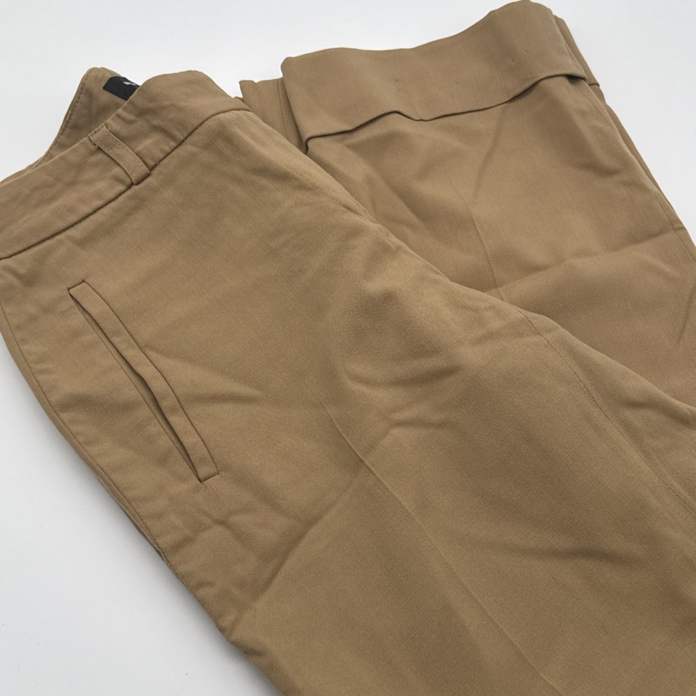 Moda International Wool Blend Chino Pants Womens‎ 4 (FITS 26 X 29.5)  Petite Tan